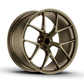 Hot-selling custom forged rims for Audi rs3_4_5 BMW m3_4_5 and Mercedes-Benz in bronze color, 5x14.3 _19-22 inch monocoque forged rims