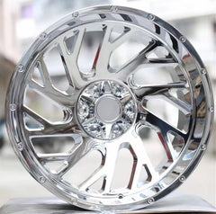 20 22 24 Inch 4x4 Forged Wheels Rims for Hummer H2 H1 Effect Chrome Offroad Rims Wheels for Dodge Ram 2500 3500