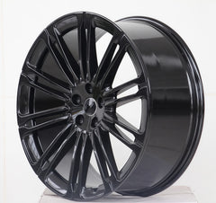 The most favorable price for forged aluminum alloy 18-24 inch 5-hole black multi-spoke alloy car rims, passenger car Land Rover wheels