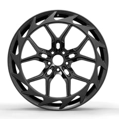 Матово-черные оптовые продажи с завода для замены колес легковых автомобилей из алюминиевого сплава, кованые