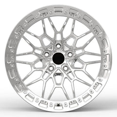 عجلات Beadlock مزورة فضية مصقولة مقاس 5x120 5x112 عجلات سباق من سبائك معدنية للطرق الوعرة لسيارات Bmw M240i G80 M2 M3 M4 M5 X5 M340i