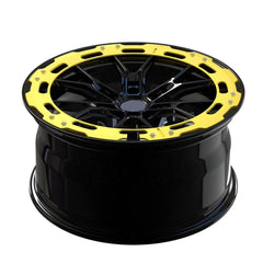 Настраиваемые 20-дюймовые автомобильные диски Evo Hurancan R8 C8 5x120 20-дюймовые матово-золотые Aero Ring Gloss Black Wheel