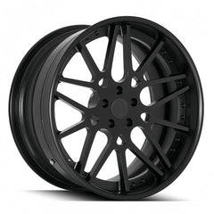 عجلات شاحنات مخصصة مطلية باللون الأسود المصقول الفضي مقاس 18-24 بوصة لسيارات فورد وشيفروليه ودودج وجيب