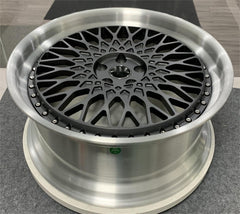 Two-piece 20-inch 5x120 rims, multi-inch forged aviation aluminum rims - Private high-quality custom logo colors