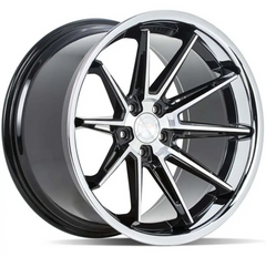 Single-wheel hub Ford Mustang gt350_Gt500_S550_18 to 24-inch custom wheel rims with forged bronze deep concave wheels