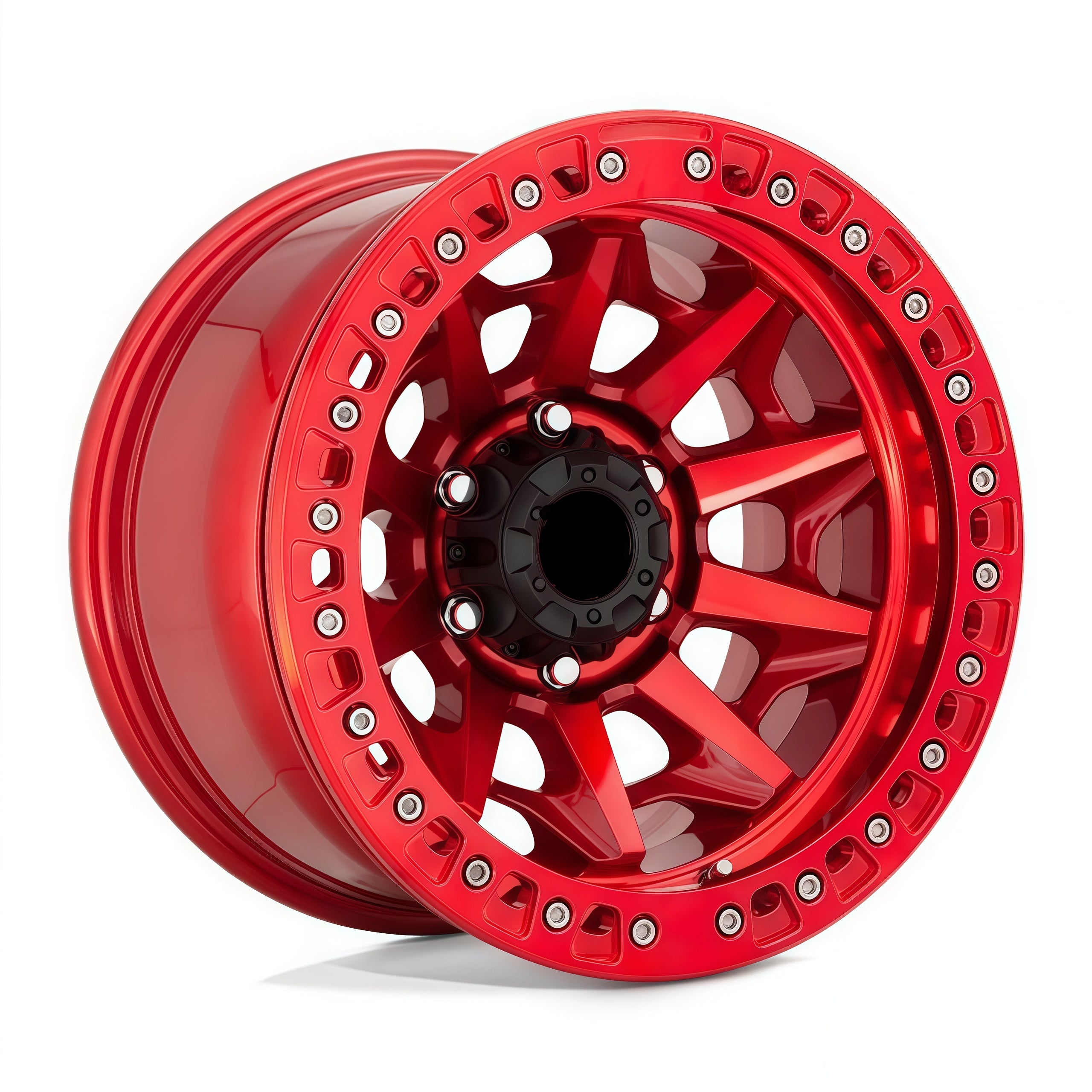 جنوط مصنع للبيع الساخن 4X4 عجلات سبائك الطرق الوعرة لسيارات الركاب SUV فورد جيب 17 18 بوصة 6X139.7 5X127 6X114.3 نيسان باترول Y61 عجلات السيارة