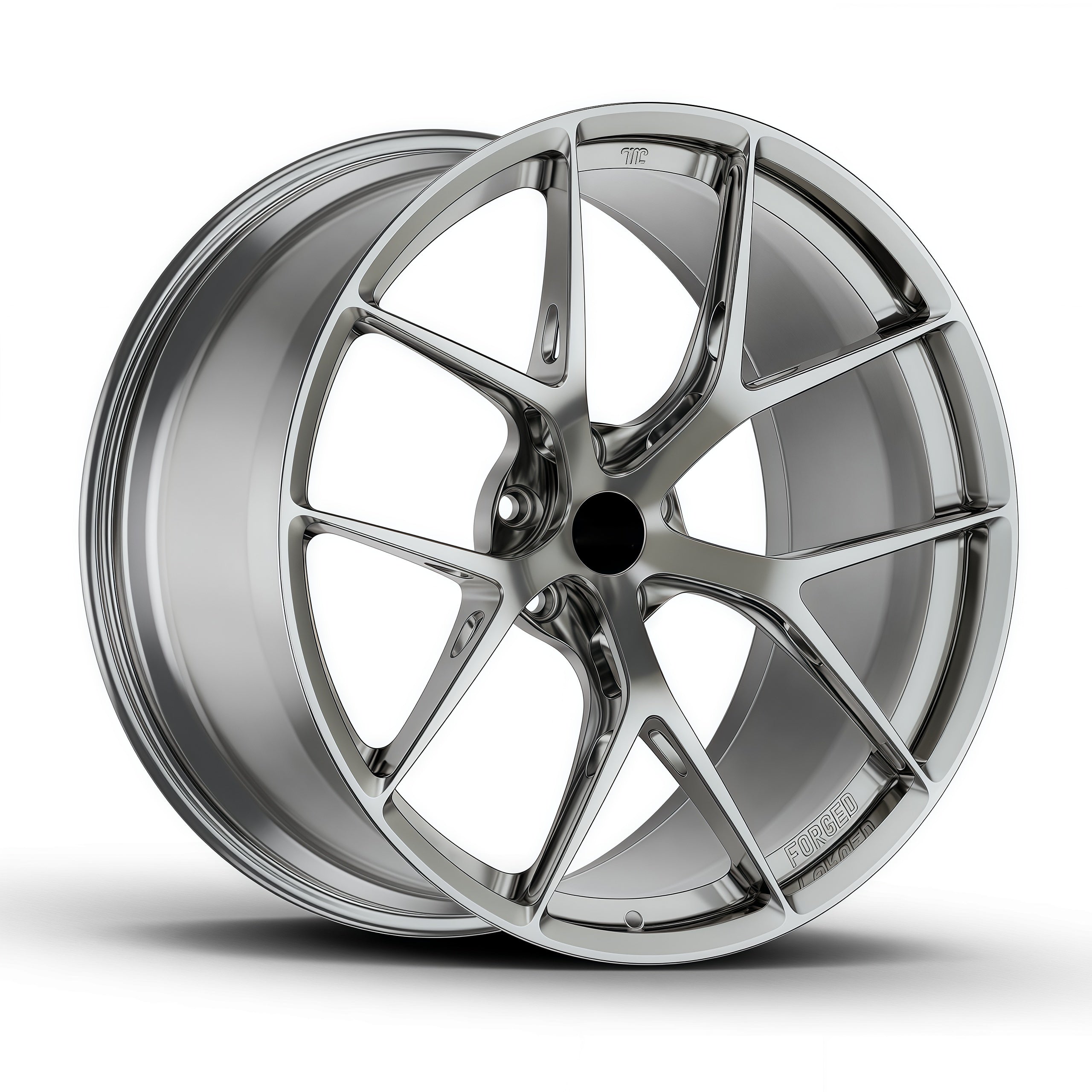 جنوط مزورة مخصصة الأكثر مبيعًا لسيارات Audi rs3_4_5 وBMW m3_4_5 ومرسيدس بنز باللون البرونزي، جنوط مزورة أحادية الهيكل مقاس 5x14.3 _19-22 بوصة