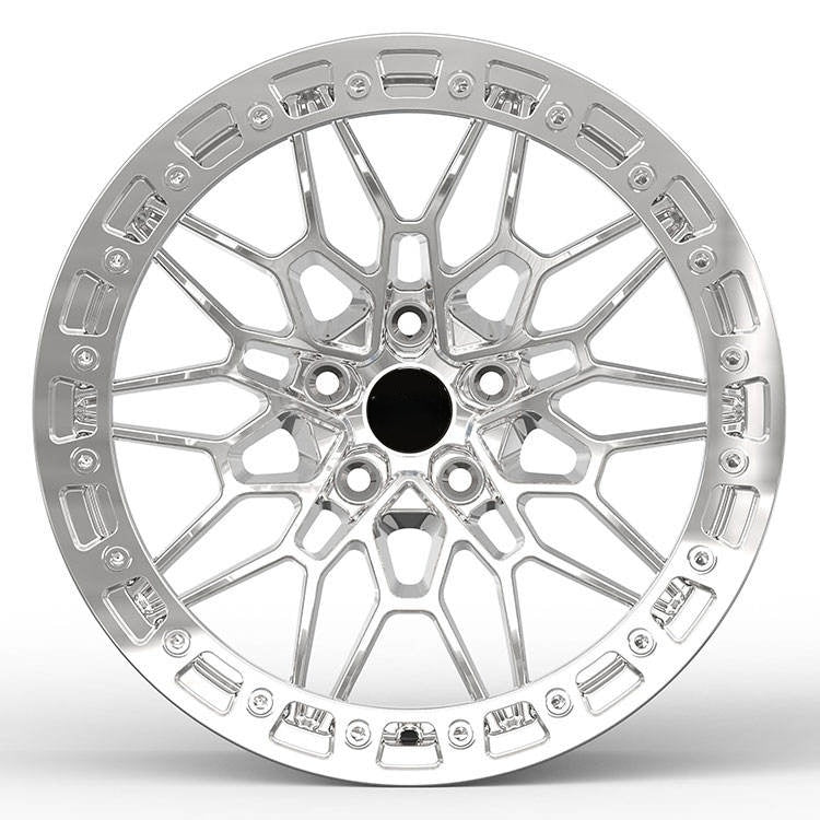 Beadlock Forged Wheels Brushed Silver 5x120 5x112 Racing Car Alloy Offroad Wheels for Bmw M240i G80 M2 M3 M4 M5 X5 M340i