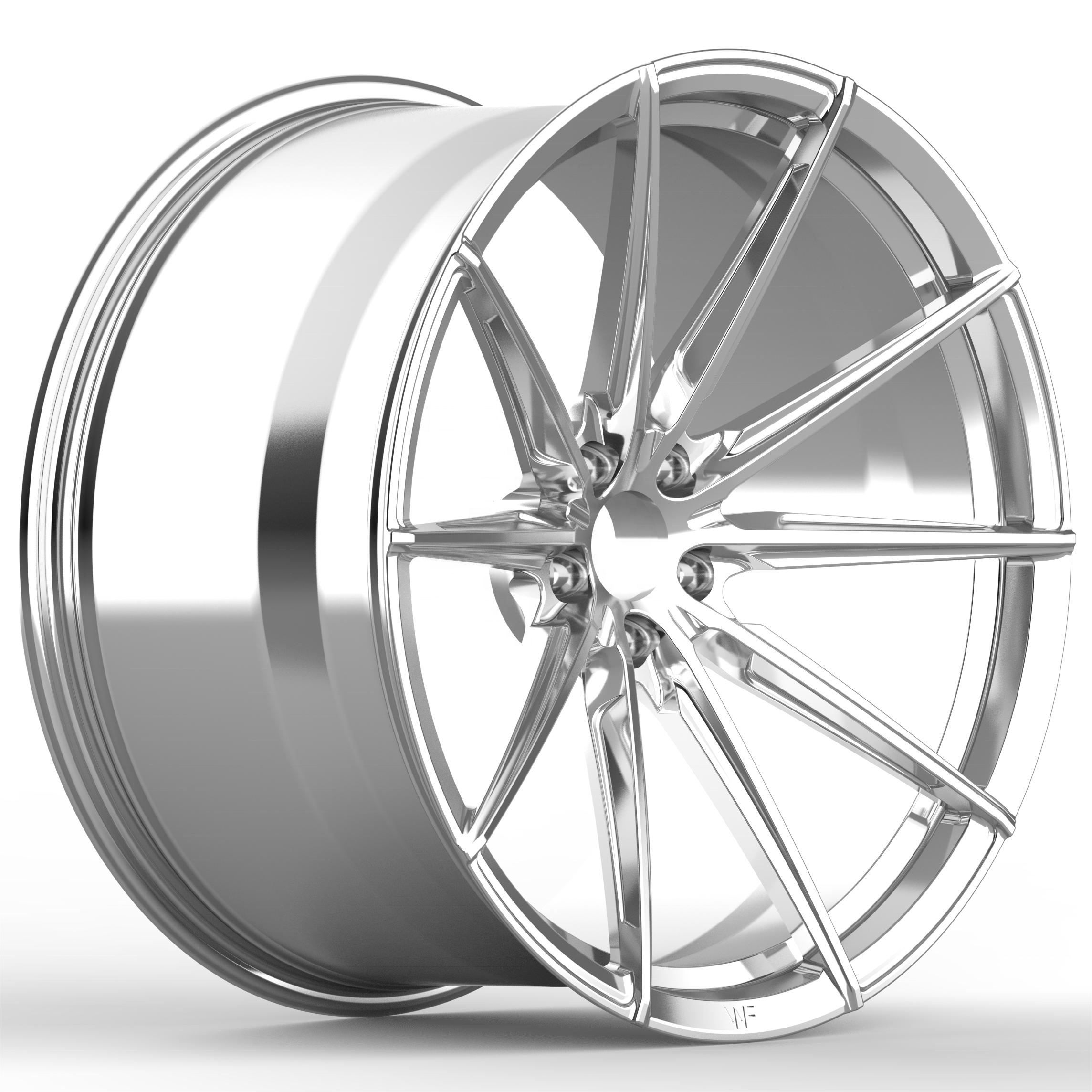 Aluminum Forged 18-21 Inch Concave Alloy Racing Car Wheels M3 M4 M5 GT63 RS 5X112 5X120 Chrome Rim New Gold