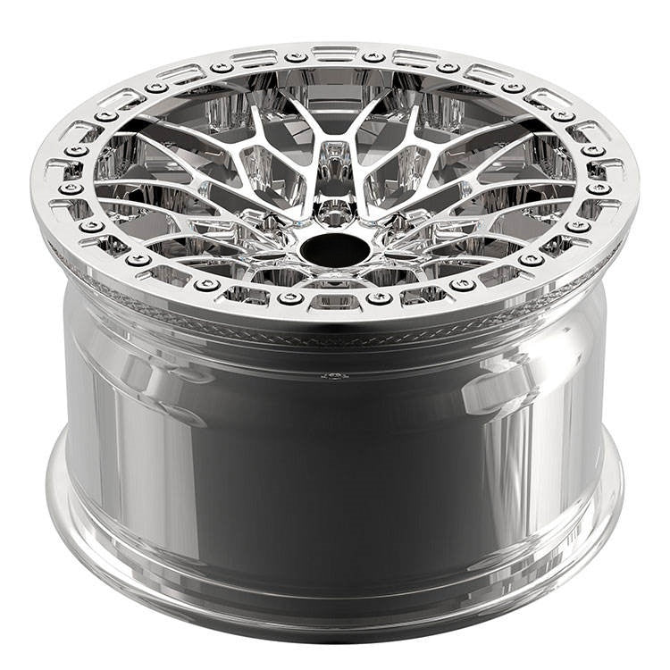 Beadlock Forged Wheels Brushed Silver 5x120 5x112 Racing Car Alloy Offroad Wheels for Bmw M240i G80 M2 M3 M4 M5 X5 M340i