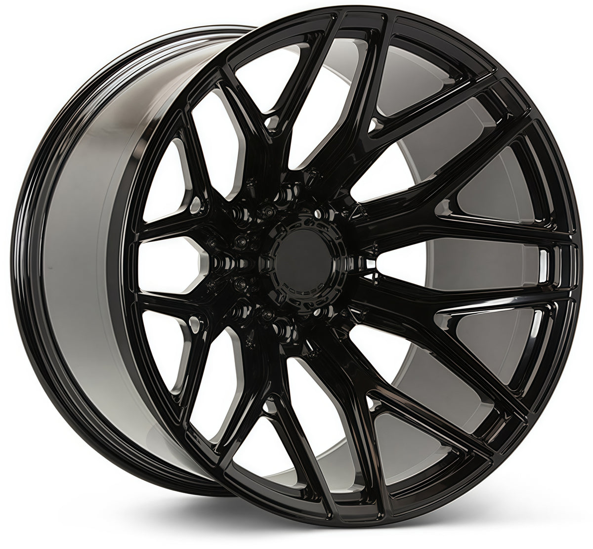 عجلات مقعرة مقاس 17_18_19_20_21_22_24 بوصة مصممة للطرق الوعرة 4x4 مناسبة لسيارات Dodge RAMS وFord f150