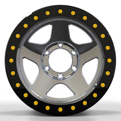 4x4 6x139.7 6x114.3 Forged Aluminum Alloy Passenger Cars Forged Wheels Polish Beadlock 100mm PCD Five Spoke for Toyota Tacoma