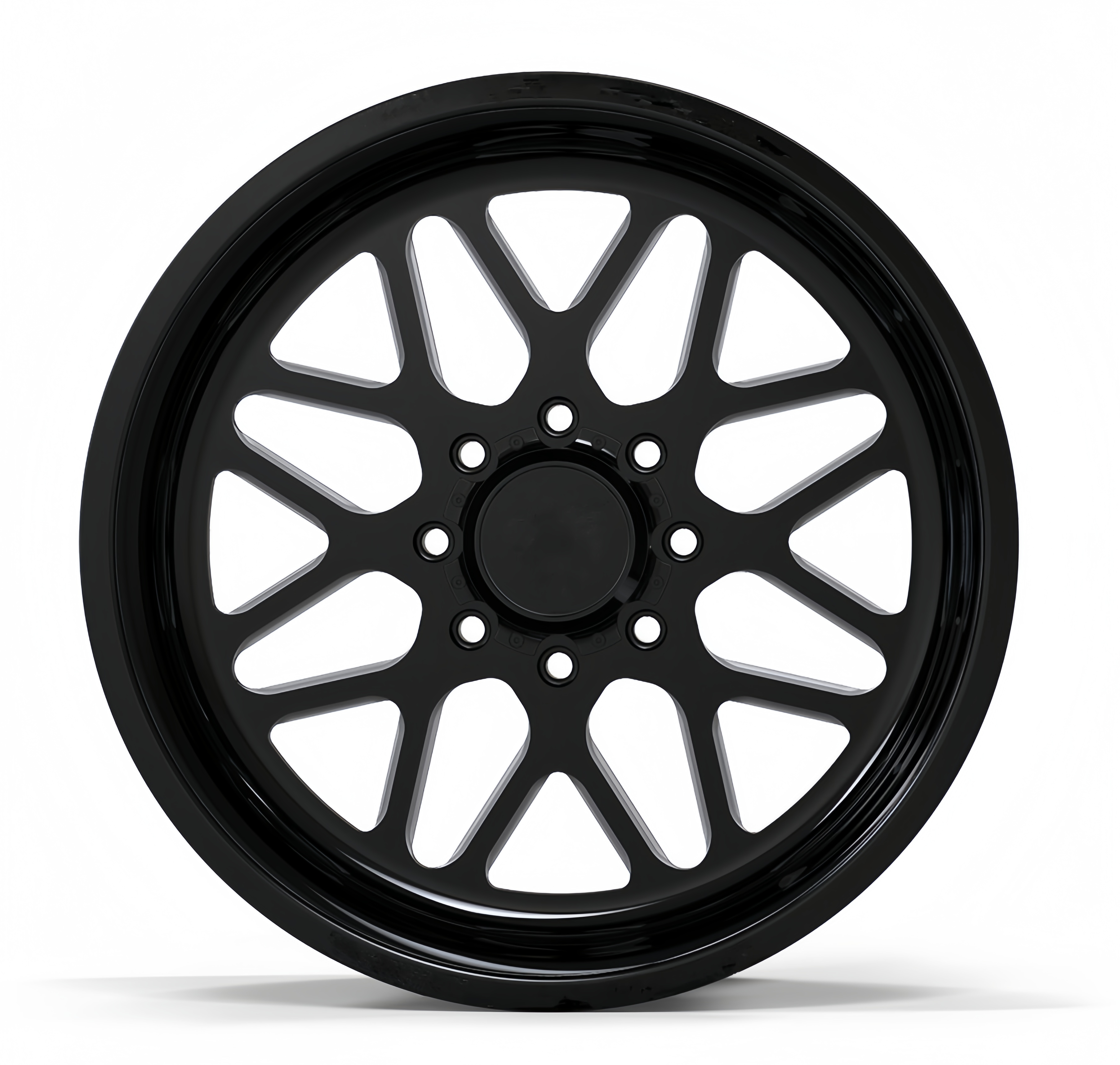 Custom Sliver Polished Black Coated Forged Truck Wheels  18-24 Inch for Ford Chevy Dodge Jeep