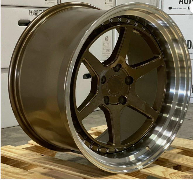 5 Spoke Deep Dish 2 Piece Forged Wheel Rims for Porsche 997.1 Carrera S Cabriolet Subaru BRZ BMW M3 Mercedes Benz C63 2-piece forged wheel hub 5*112 5*120 5*114.3 16-17-18-19-20-21-22inch for BMW Benz